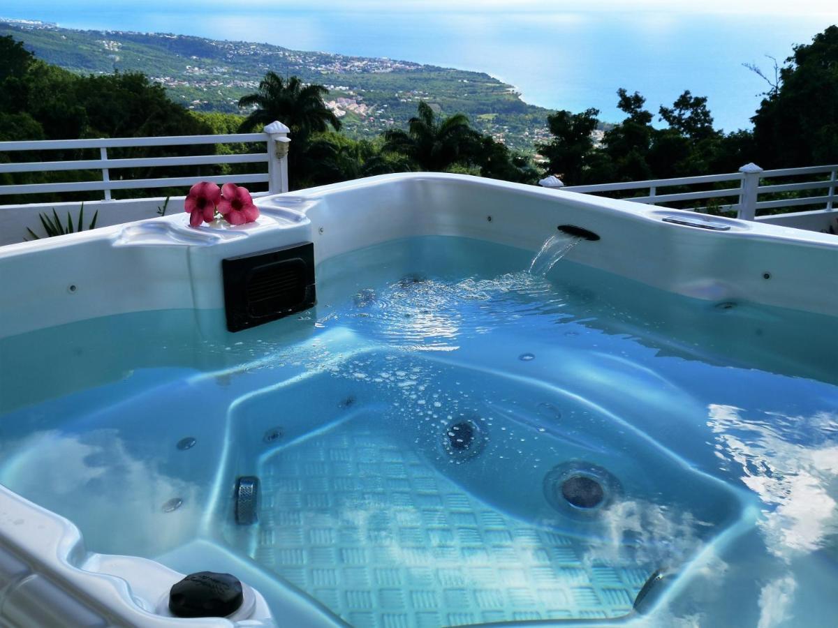 Belavue & Spa Prive, Avec Vue Panoramique Sur Mer, Jardin Creole Paysager, Jacuzzi Prive Bouillante Eksteriør billede