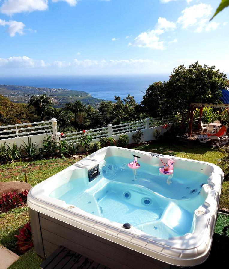 Belavue & Spa Prive, Avec Vue Panoramique Sur Mer, Jardin Creole Paysager, Jacuzzi Prive Bouillante Eksteriør billede